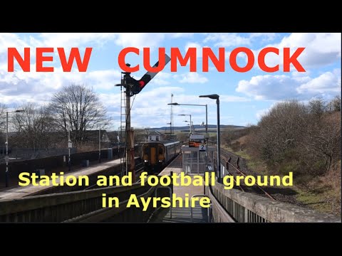 New Cumnock - a station and a football ground.