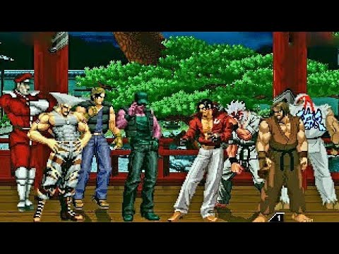 [KOF Mugen] Memorial | A-Clark, D-Vega, N-Ralf, Guile-L vs Robert, Fury ...
