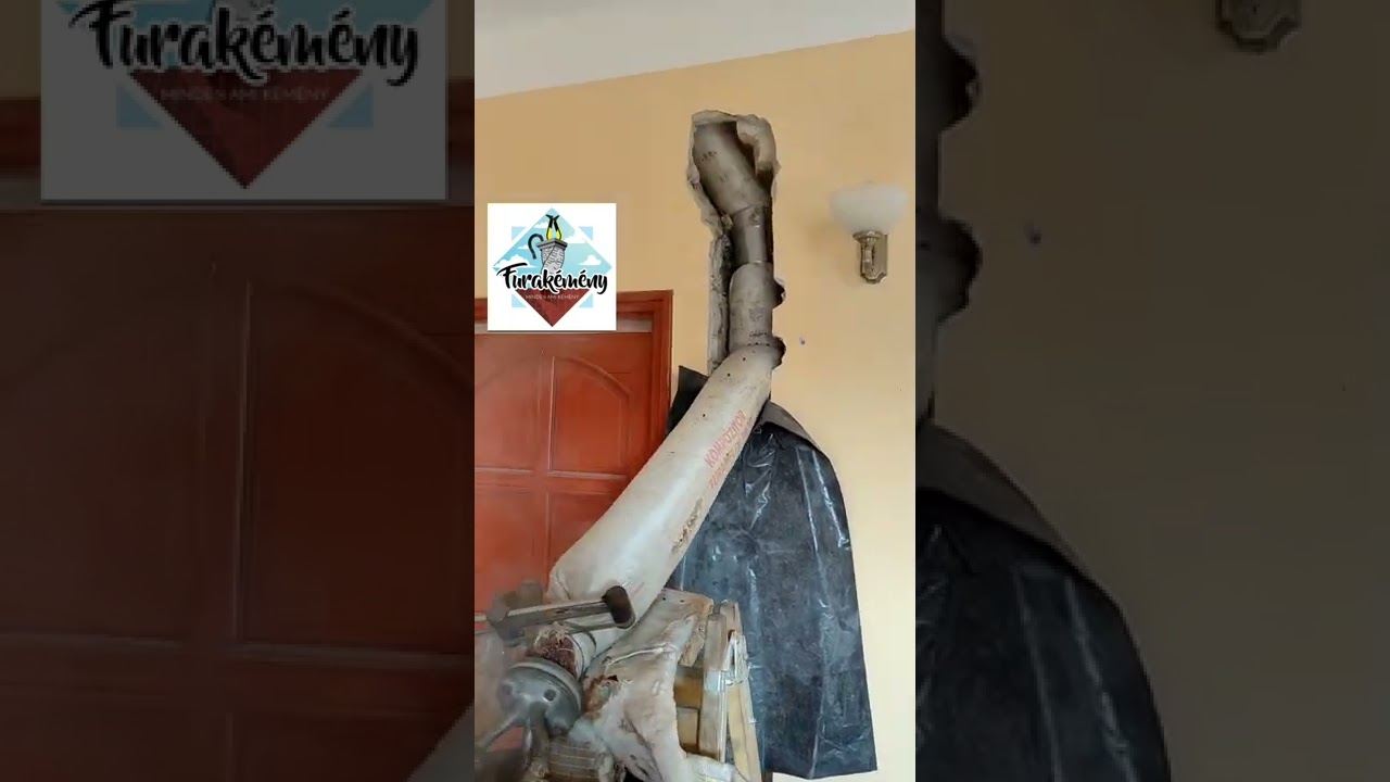 Furanflex RWV műgyanta kéménybélelés, kandallóhoz.