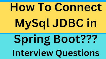 #springboot #mysql How to connect spring boot with mysql | spring boot database connection