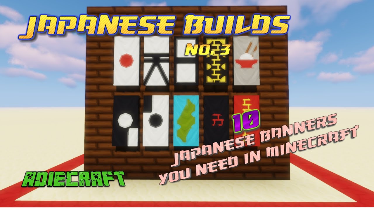 I plan to bring anime banners in a minecraft resource pack  rAnimemes