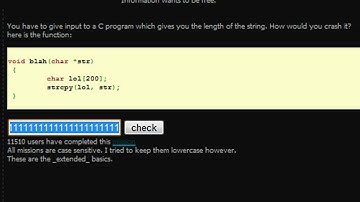HackThisSite - ExtBasic 1 [Buffer Overflow]