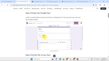 How To Create Google Form In Multiple Languages