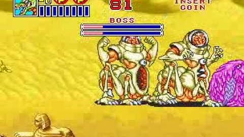 King of Monsters 2 (Neo-Geo) game over