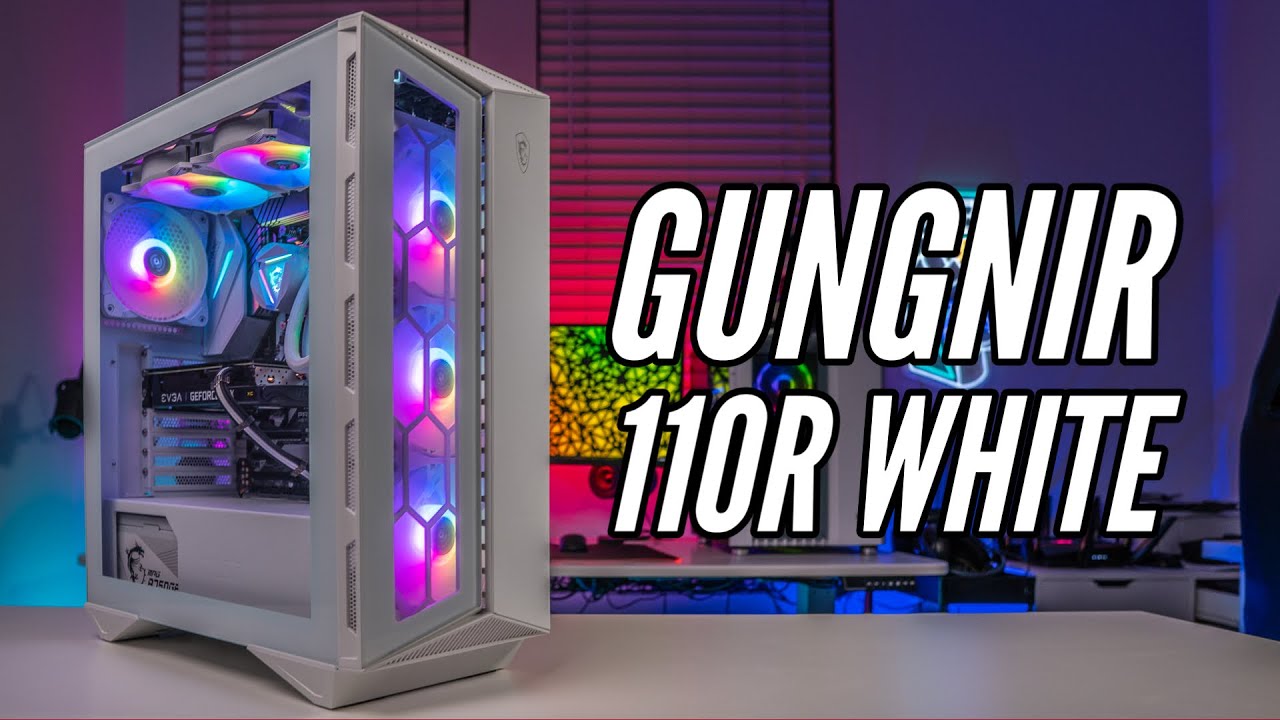 The Perfect All-White Case?  MSI GUNGNIR 110R White Edition 