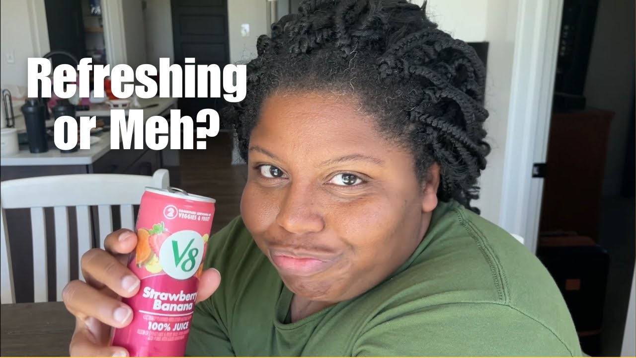 Trying V8 Strawberry Banana Juice. What Does It Actually Taste Like?