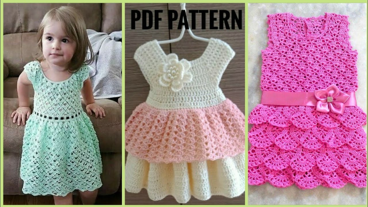 Latest And New Crochet Little Baby Girl Frock And Dress Collection ...