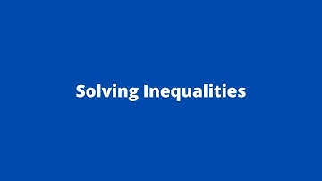Adobe MathLab Solving Inequalities 1