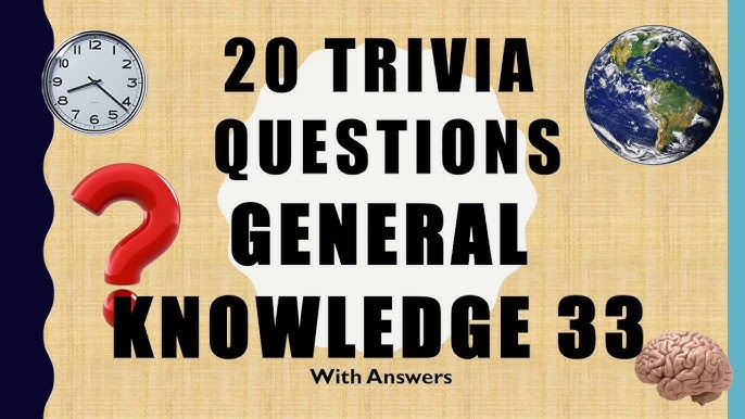 20 Trivia Questions General Knowledge No 32 Youtube