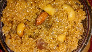 How to make wheat rava halwa recipe very healthy गेहूं के दलिये का हलवा