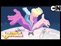 Steven Universe | Pearl and Amethyst Pop Rose Quartz&#39; Bubble | Secret Team | Cartoon Network