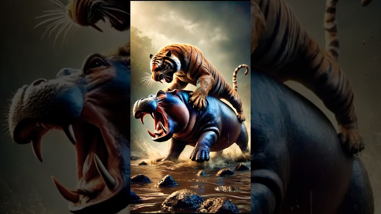 Hybrid Hippo and Tiger 🐅 🦛 