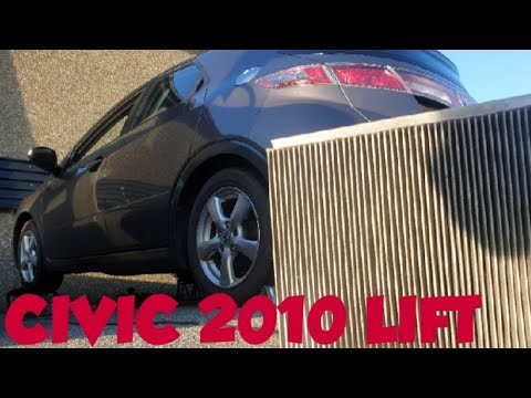 Filtr Kabiny Wymiana. Ufo Lift 2010' Honda Civic - Youtube
