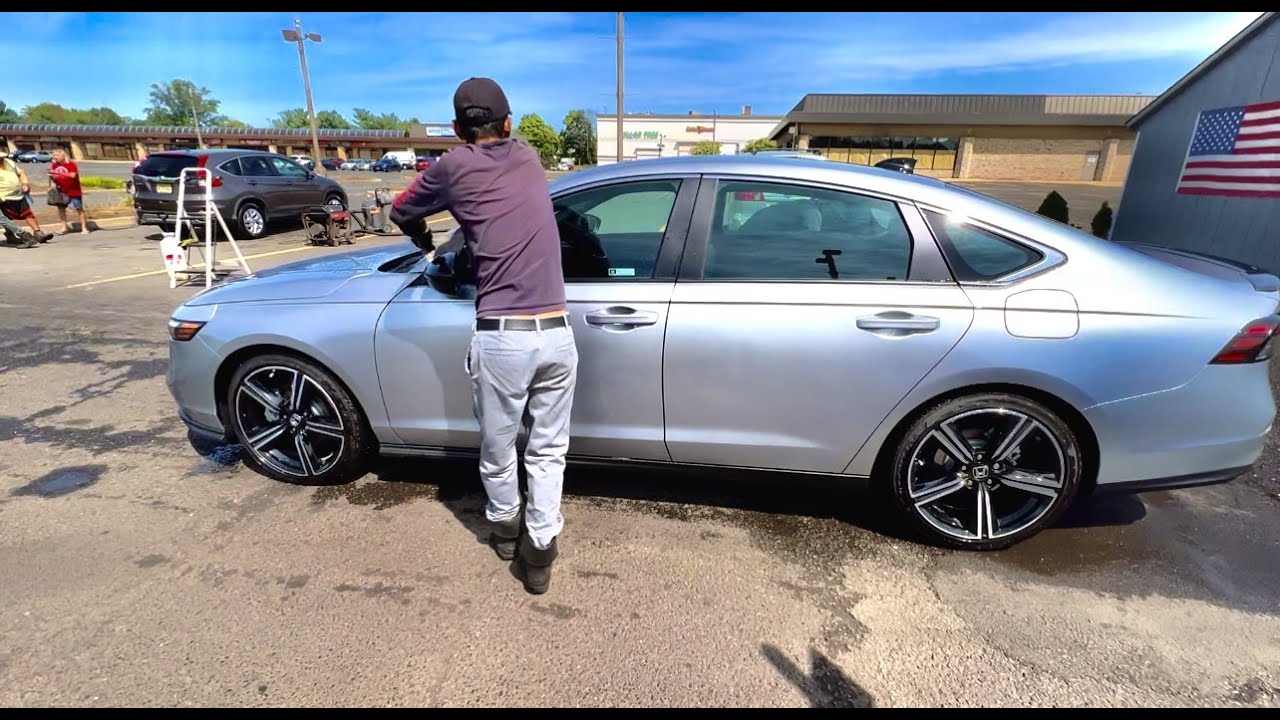 Hand car wash in USA - YouTube