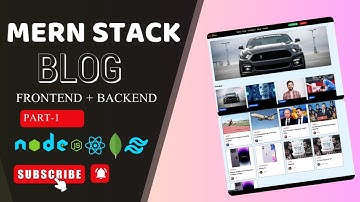 🔥 Build a MERN Stack Blog App | React, Node.js, Express & MongoDB (Full Stack Project) - Part 1