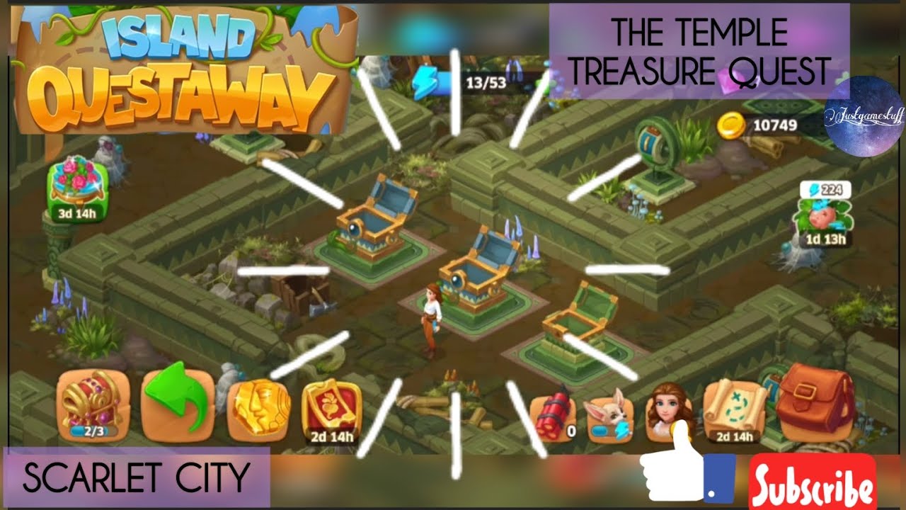 Island Questaway Walkthrough gameplay chapter 2 Scarlet City