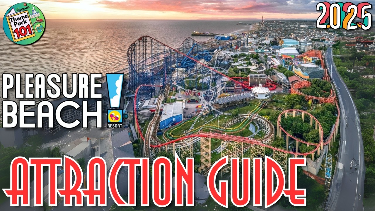 Blackpool Pleasure Beach RIDES & ATTRACTIONS - 2025 - UK's Iconic Seaside Theme Park!
