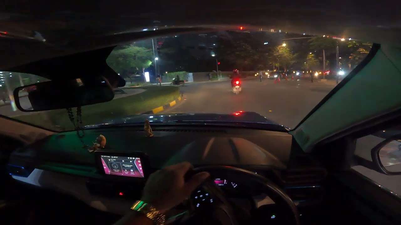 Night Drive ASMR 🌙🚗 | Leaving Office & Heading Home | Tata Punch 2023 (No Talking)