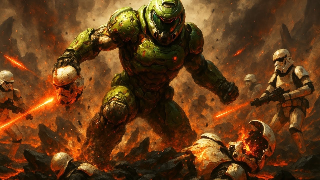 What If The Doomslayer Came Into Star Wars?