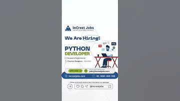 We are hiring a Python Developer to unleash coding prowess, contribute to innovative solutions.