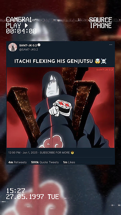 OROCHIMARU TESTED ITACHI'S GENJUTSU 🤯☠️