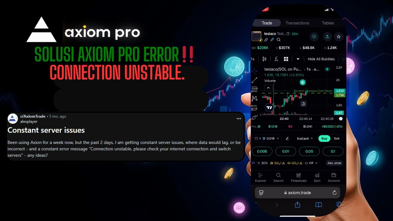 Alternatif Jika Axiom Pro (Error Network) Connection unstable Di Axiom ...
