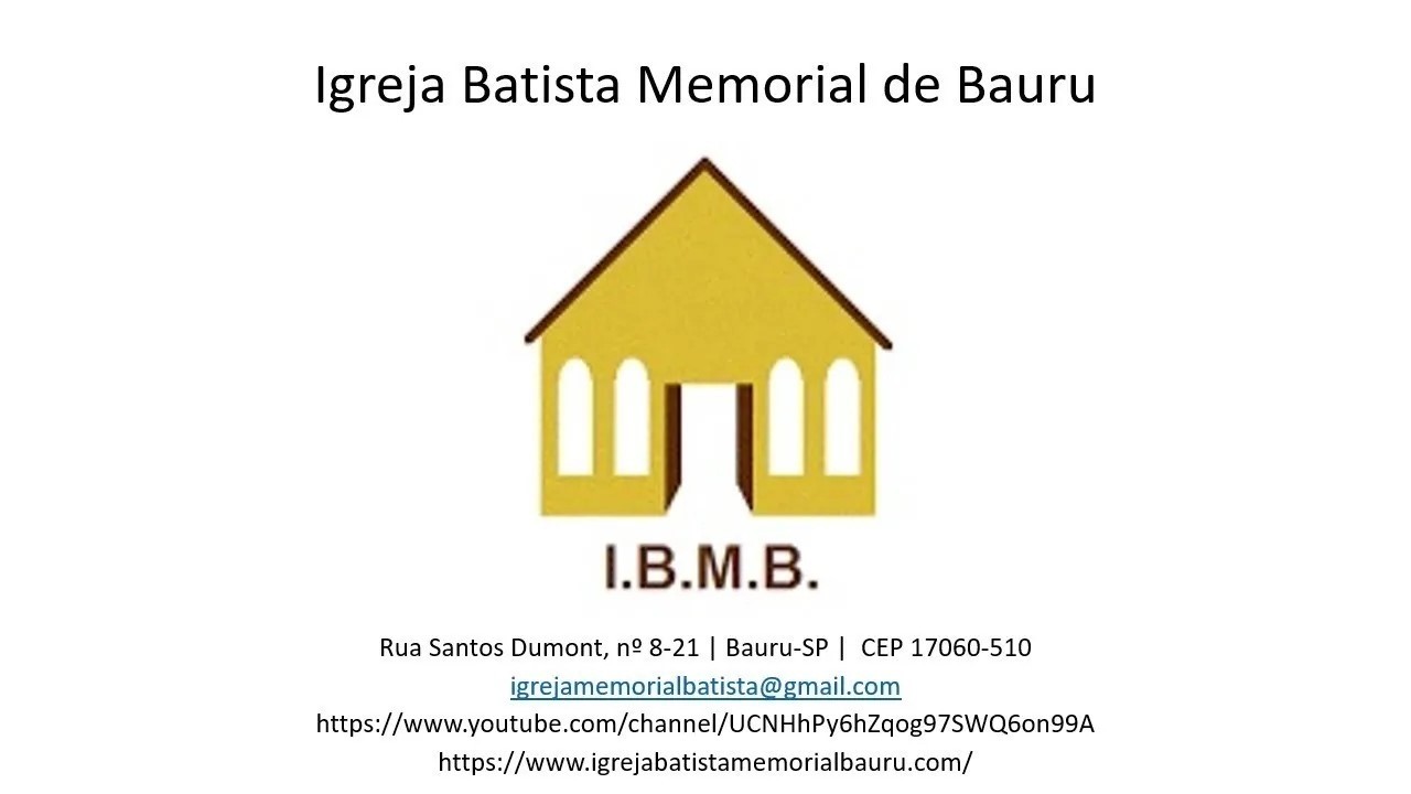 IBMB - Ir. Idvanil -  Não murmureis, confiai no Senhor  ( X )     - 11/02/2026