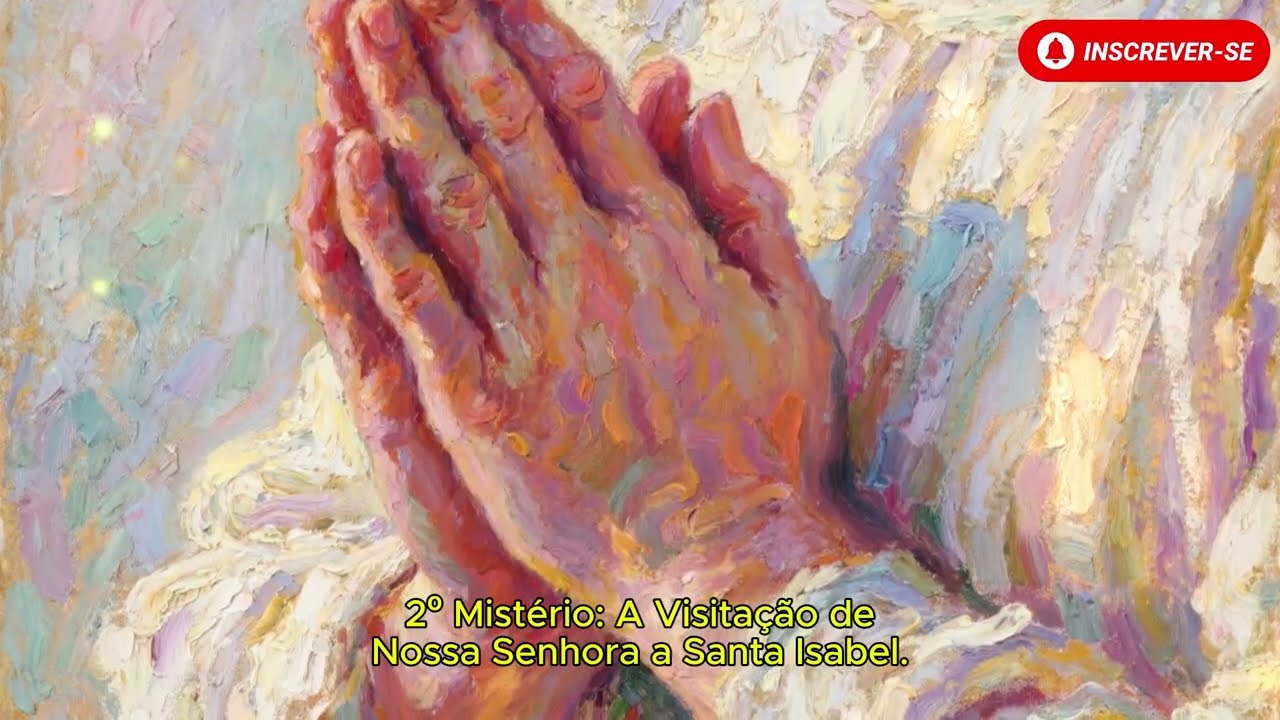 TERÇO DE HOJE - 02/03/2026 - SEGUNDA-FEIRA: MISTÉRIOS GOZOSOS - 04 HORAS • SANTO TERÇO