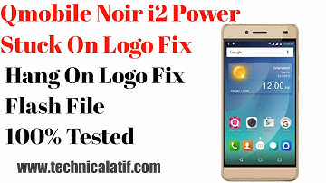 Qmobile i2 Power Hang On Logo Flash - Stuck On Logo Fix - Flash File