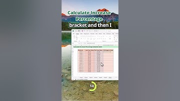 How to Calculate Percentage Increase in Excel #excel #exceltutorial #datascience #dataanalysis
