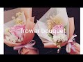 flower bouquet wrapping Ep.1 #diy #วิธีการห่อช่อดอกไม้ #valentine day | flower bouquet diy