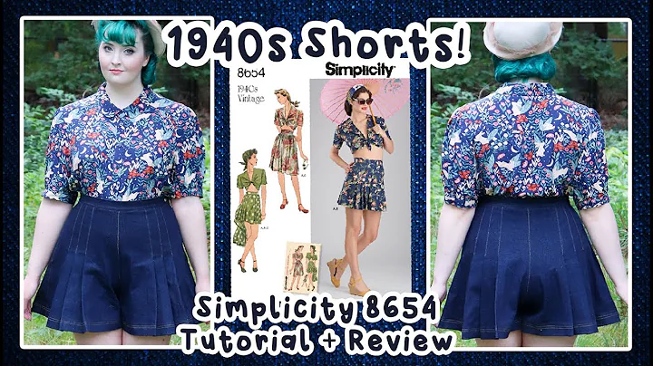 the PERFECT 1940s shorts? | Simplicity 8654 Reprod...