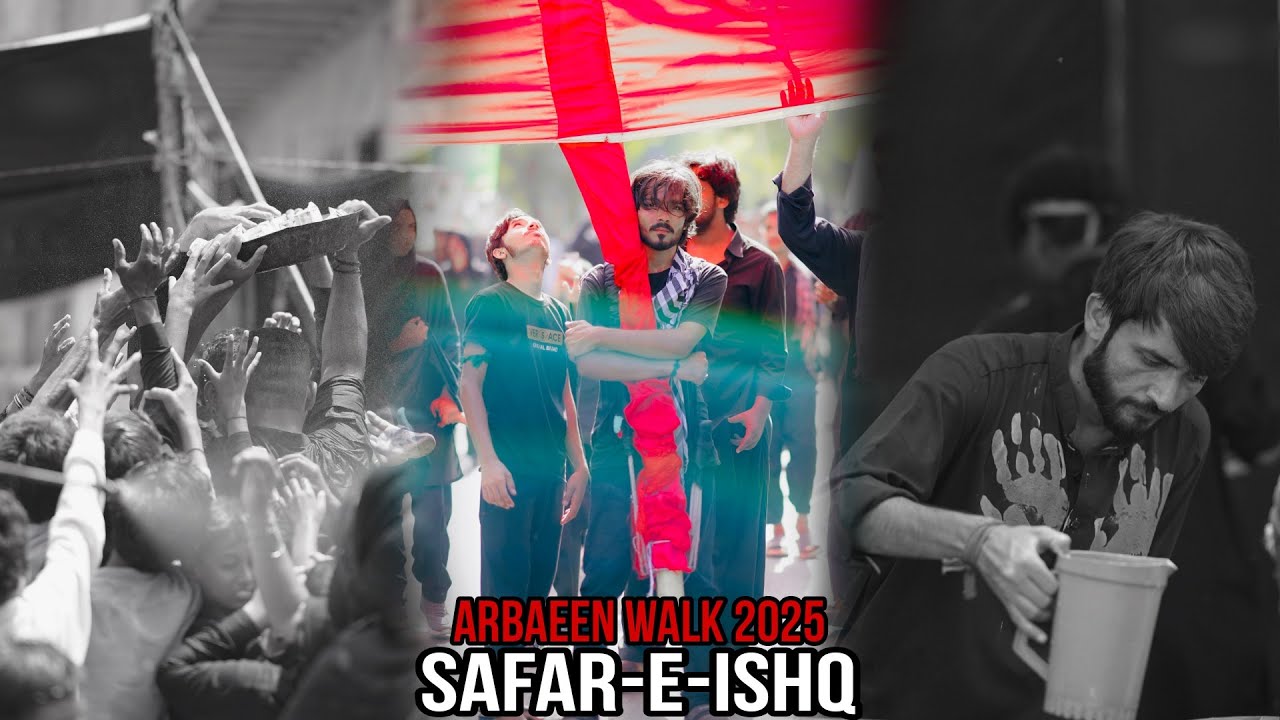Arbaeen Walk 2025 Safar-E-Ishq | highest Alam Pak in the history of Hyderabad