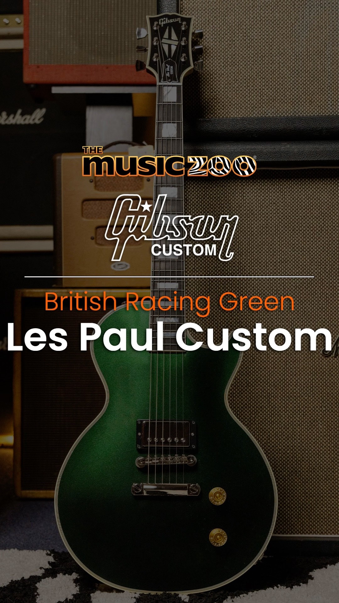 Our CRAZIEST single pickup Les Paul Custom yet! 🏁 #gibsonguitars