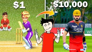 $1 vs $10,000 Cricket Games! screenshot 4