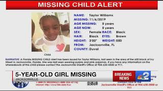 Amber Alert issued for missing 5-year-old in Jacksonville