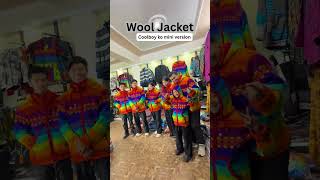 Handmade Wool Jacket Made in Nepal. #handmadewooljacket