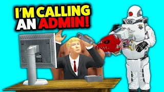 CALLING AN ADMIN ON THE OWNER! - Gmod DarkRP Trolling Admin Abuse (Staff Wants Me Gone)