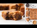 Peanut butter chocolate chip blondies