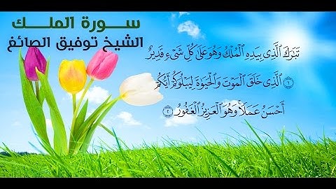سورة الملك تلاوة الصائغ  Quran surat almulk〡Alsayegᴴᴰ