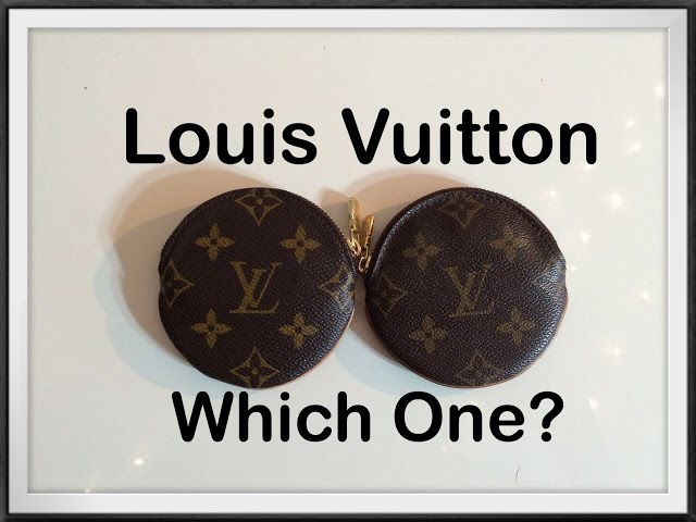 real vs. fake Louis Vuitton coin pouch. what y'all think? 🥱🥱🥱🥱🥱 #