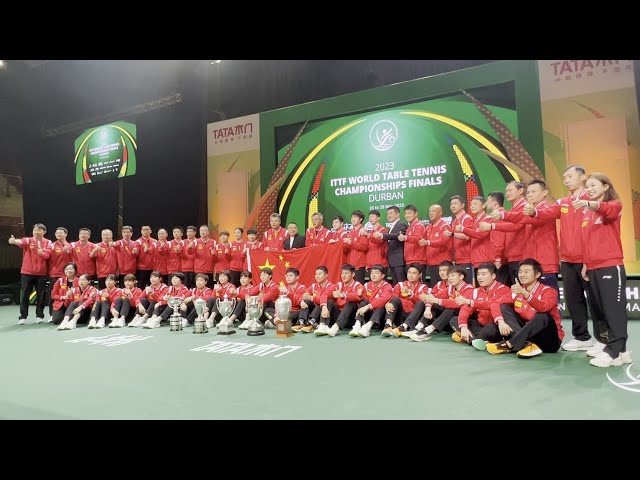 超貴重】大会終了 セレモニー直後の中国代表選手団の写真撮影に潜入