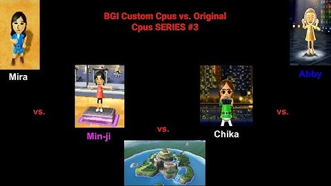 Wii Party Board Game Island: Mira vs. Min-ji vs. Chika vs. Abby (Beginner Difficulty)