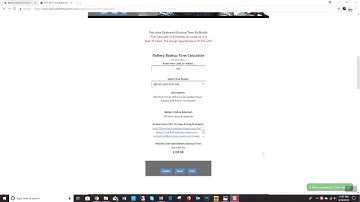 Battery Backup UPS Sizing, Selection, And Backup Time