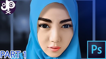 Smudge Cartoon with deardoff brush [simple] / soft smudge painting [Photoshop Tutorial] - PART 1