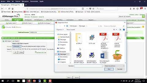 Como crear cuentas masivas de usuarios en AD usando un CSV - ManageEngine ADManager Plus