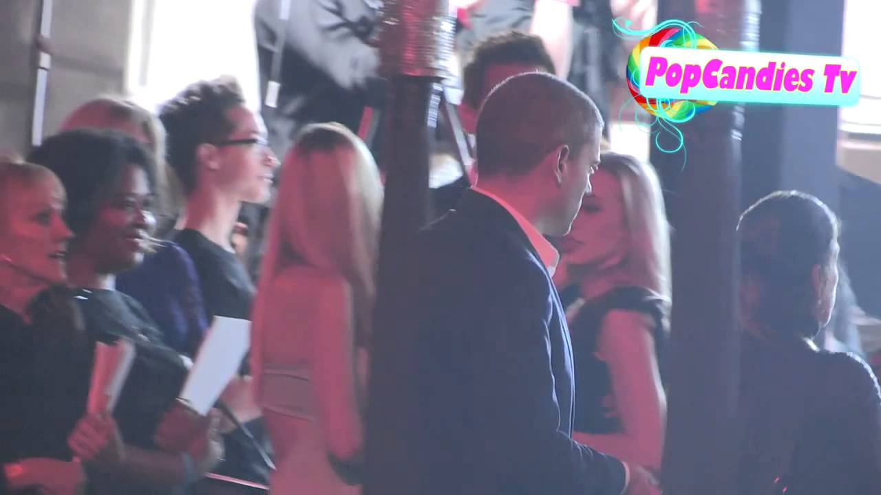 Wentworth Miller exchanges greetings with fans while entering TrevorLIVE LA Hollywood