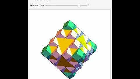 Octahedron Frame Made of Rhombic Dodecahedra