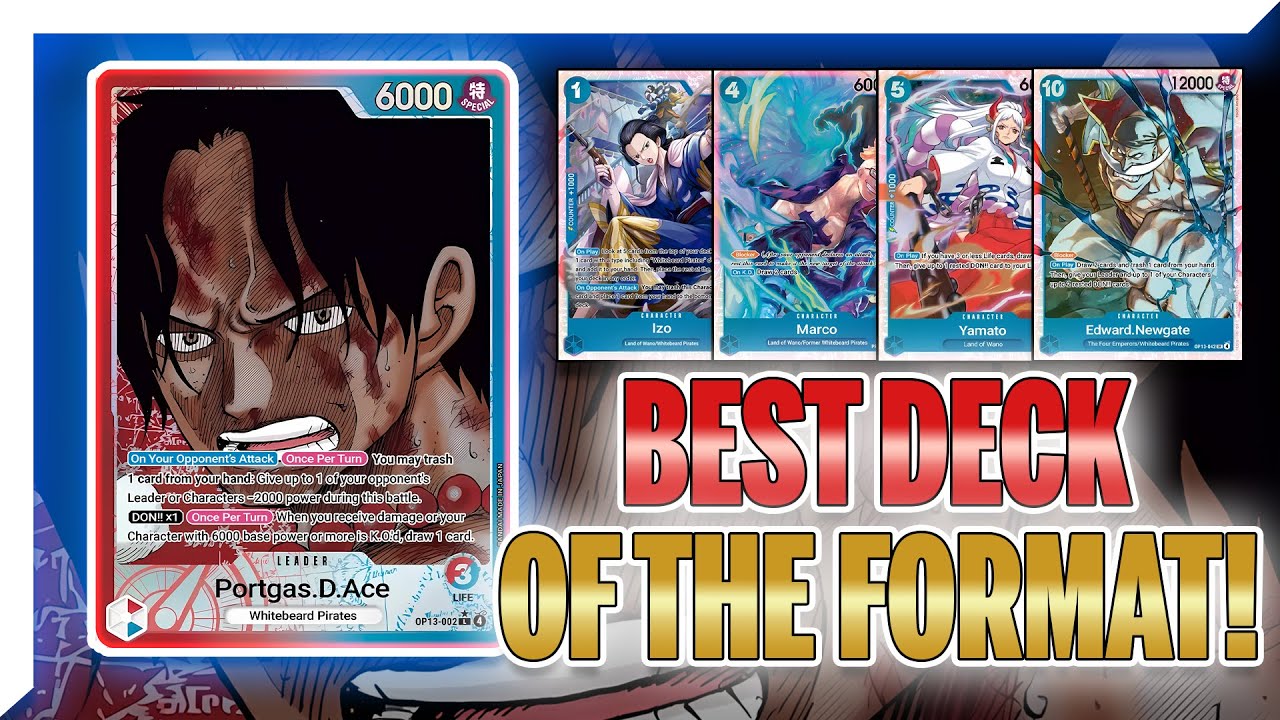 [OP13] RU Ace Decklist Breakdown, play the best Deck of the Format!