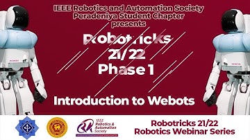 Introduction to Webots|Webinar 2|Robotricks 21/22 Phase 1